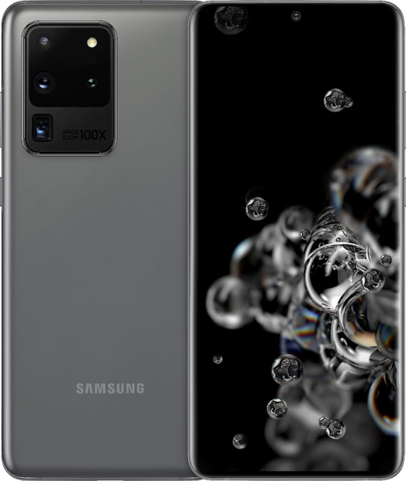 Refurbished (Good) - Samsung Galaxy S20 Ultra 5G 128GB Smartphone - Cosmic Gray - Unlocked
