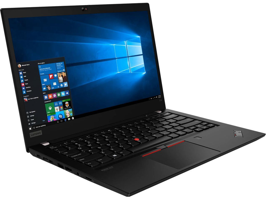 Refurbished (Good) Lenovo ThinkPad T14 Gen 1 14" FHD i5 10210U @ 4.2 GHz 16GB DDR4 256GB SSD Win 11 Pro