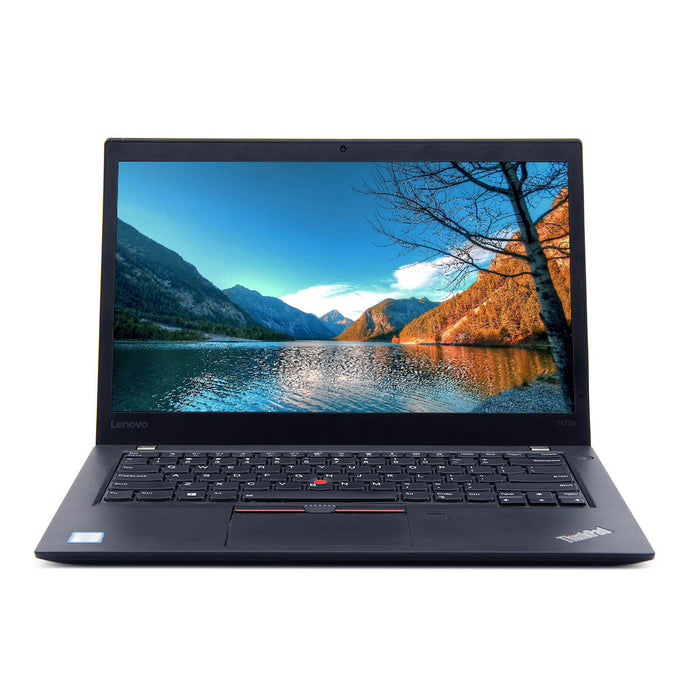 Refurbished (Good) - Lenovo ThinkPad T470 14" Screen Laptop (Intel Core i5-6300U, 16GB RAM, 256GB SSD)