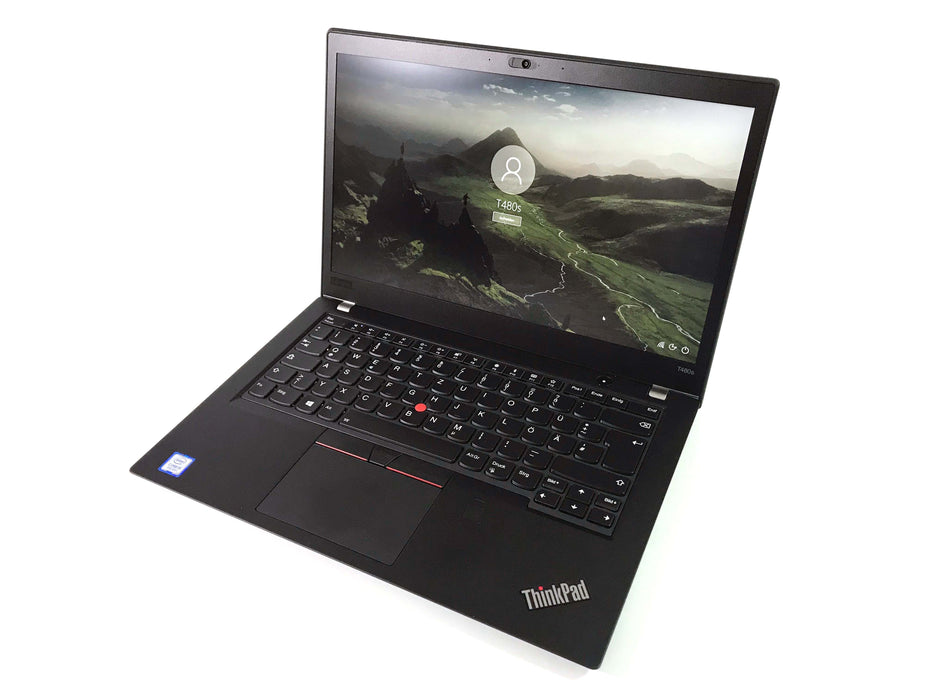 Remis à neuf (bon état) - Lenovo ThinkPad T480s | Intel Quad core i7-8650U, 16 Go, SSD NVMe 512 Go, 14" 1080P, Windows 11 Pro