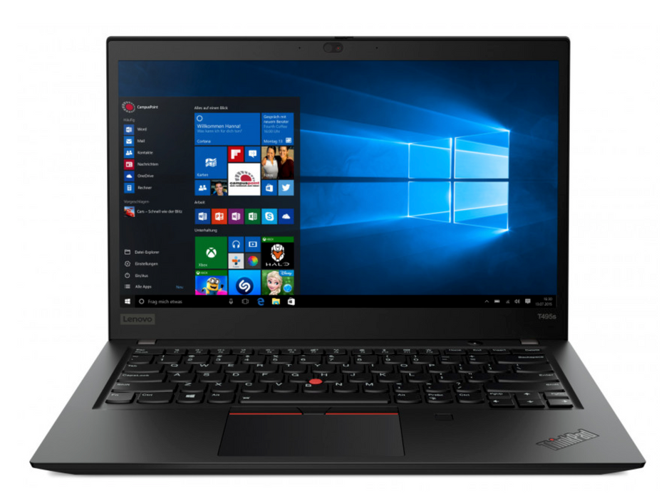 Refurbished Good) - Lenovo ThinkPad T495s Laptop, AMD Ryzen 5 Pro 3500U, 8GB, 256GB SSD, 14" FHD, Windows 11 Pro