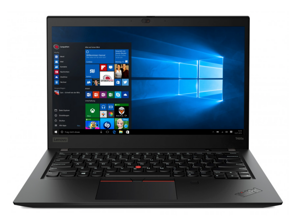 Refurbished Good) - Lenovo ThinkPad T495s Laptop, AMD Ryzen 5 Pro 3500U, 16GB, 256GB SSD, 14" FHD, Windows 11 Pro