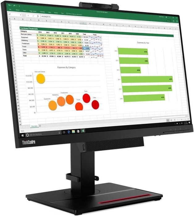 Open Box - Lenovo ThinkCentre Tiny-in-One 24 Gen 4 23.8" Full HD WLED LCD Monitor - 16:9 - Black - 24" Class - in-Plane Switching (IPS) Technology - 1920 x 1080-16.7 Million Colors - 250 Nit - 4 ms w