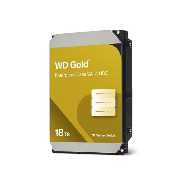 Brand New - WD Gold Enterprise Class Hard Drive - 18TB - WD181KRYZ-01AGBB0 - Hard Drive Only